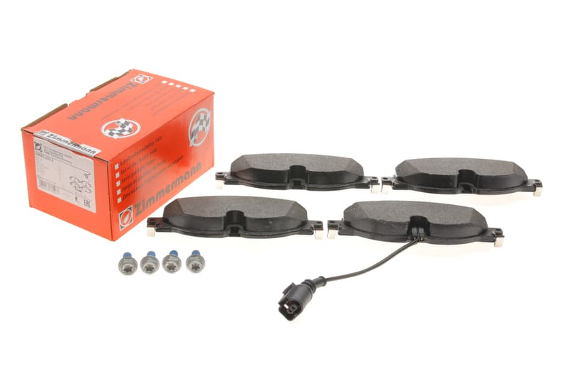 Колодки тормозные (передние) VW Golf VII/VIII/Passat/Seat Leon 12- (TRW) (с датчиком) ZIMMERMANN