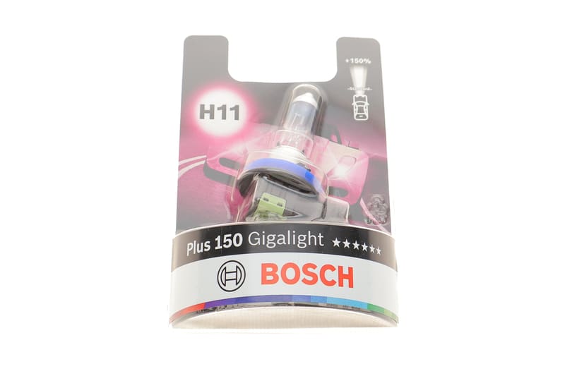 Автолампа H11 12V 55W PGJ19-2 Plus 150 Gigalight BOSCH