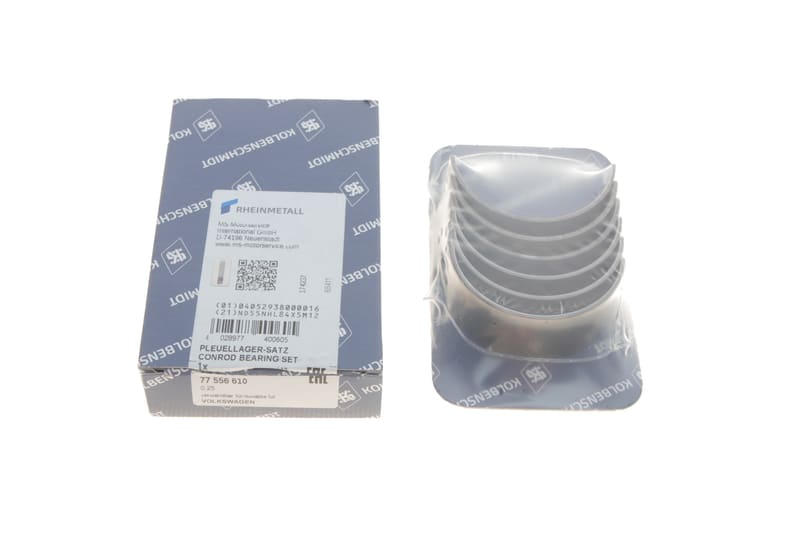 Вкладиші шатунні Skoda Fabia/VW Polo 1.4 TDI 99-09 (+0.25) KOLBENSCHMIDT