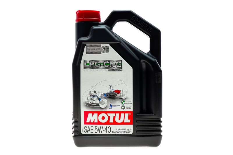 Олива 5W40 SAE LPG-CNG (4л) (ACEA C3/API PERFORMANCE SN PLUS) MOTUL