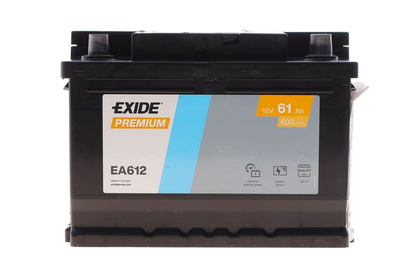 Акумуляторна батарея 61Ah/600A (242x175x175/+R/B13) Premium EXIDE