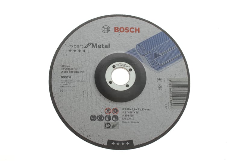 Круг відрізний 180x3x22,23 мм Expert for Metal BOSCH