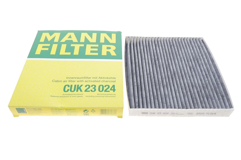 Фільтр салону Hyundai Santa Fe IV/Tucson III/Kia Sorento IV/V 18- (вугільний) MANN-FILTER