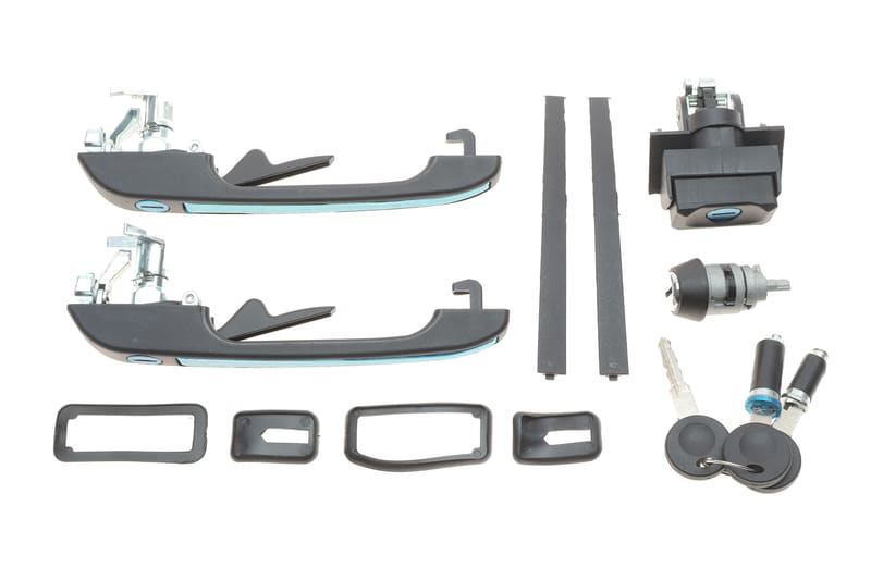 Комплект замків (3шт.) VW Golf II -91 (+ ручки/ключі) AIC