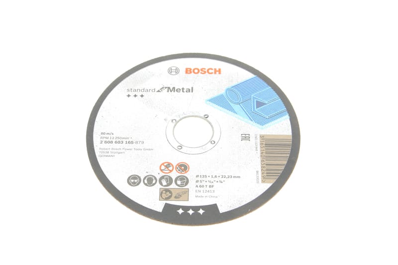 Круг відрізний 125x1,6x22,23 мм (0.04 кг) BOSCH