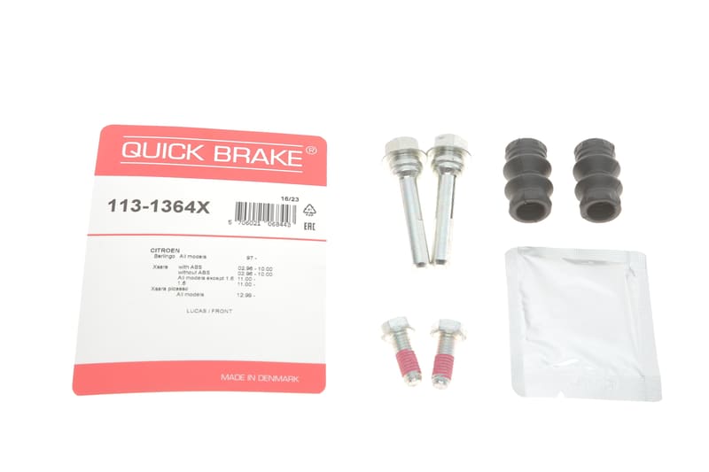 Направляющая суппорта (переднего/к-кт) Citroen Berlingo/Peugeot Partner 1.1-2.0HDi 96- (TRW) QUICK BRAKE