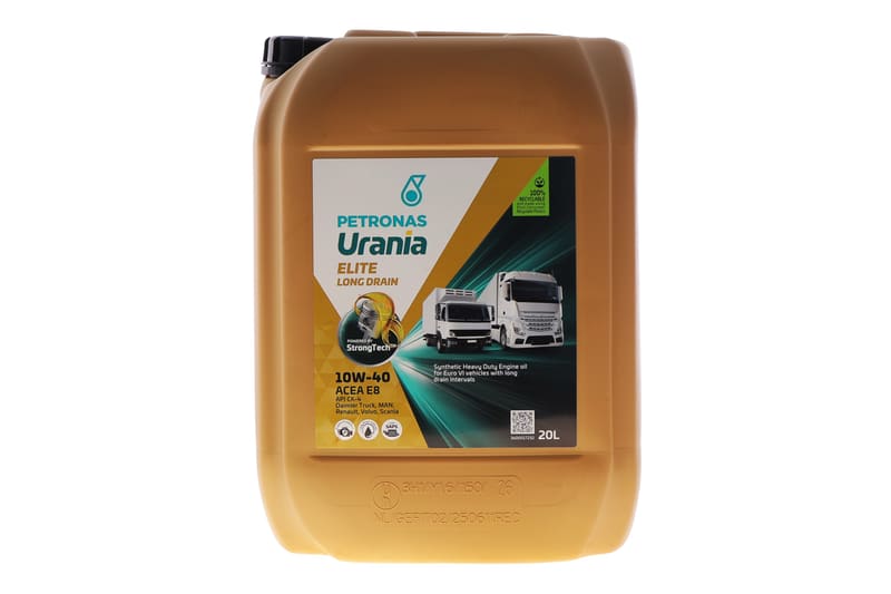 Масло 10W40 URANIA ELITE LONG DRAIN (20L) (API CK-4/CJ-4) (MAN M3775/Renault RLD-3/Volvo VDS-4.5) PETRONAS