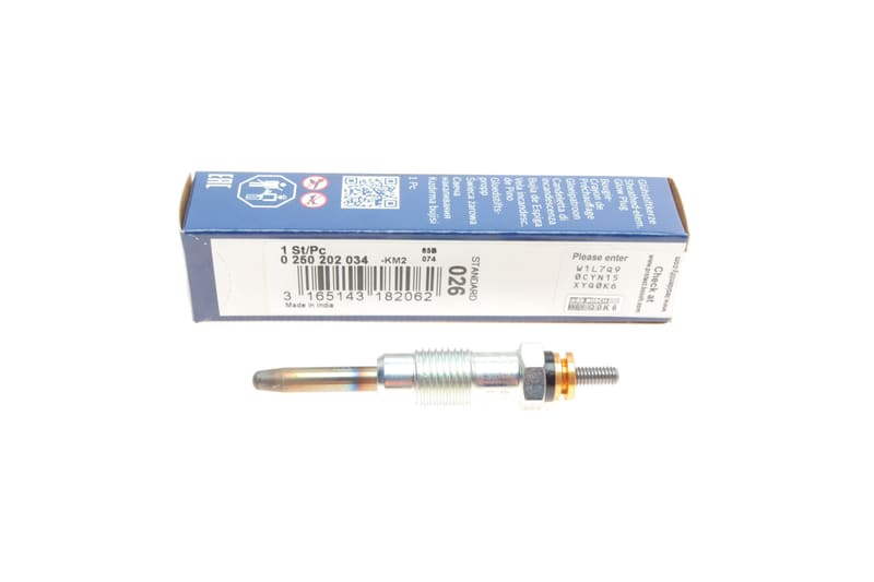 Свічка розжарювання MB 123 (OM617)/E-class (W124) (OM601) -95 BOSCH