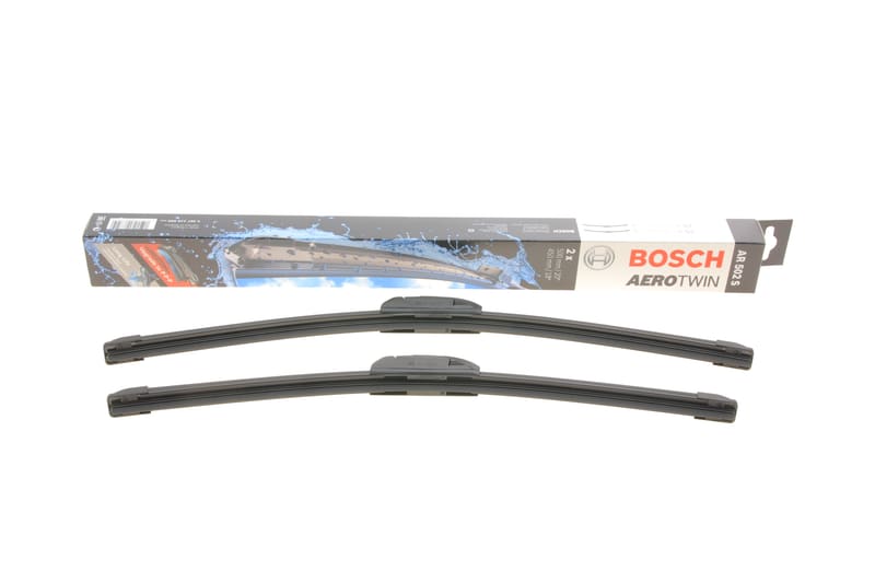 Щітки склоочисника (500/450mm) Chevrolet/Citroen/Honda/Mazda/Nissan/Opel/Peugeot/Suzuki/Toyota (Сторона монтажу спереду, Виконання двірника Безкаркасний двірник) BOSCH