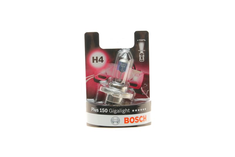Автолампа H4 12V 60/55W P43t Gigalight +150% 3450K BOSCH