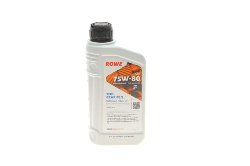 Олива 75W80 HIGHTEC TOPGEAR FE S (1L) (API GL-4/GL-5/9.55550-MZ2/MB 235.10/PSA 9730 A2) ROWE