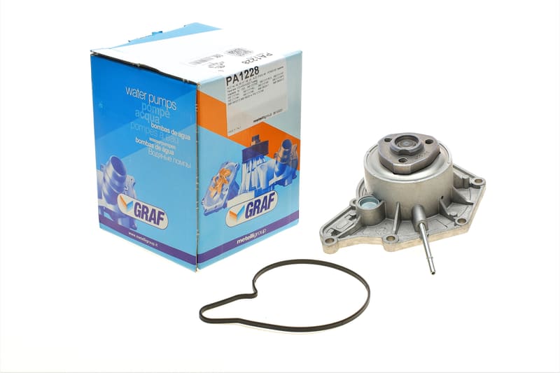 Помпа воды Audi A4-A8/Q5/Q7/VW Touareg/Porsche Cayenne 3.0TFSI/SE Hybrid 10- (R/B 4PT)(8лоп)(switch) GRAF