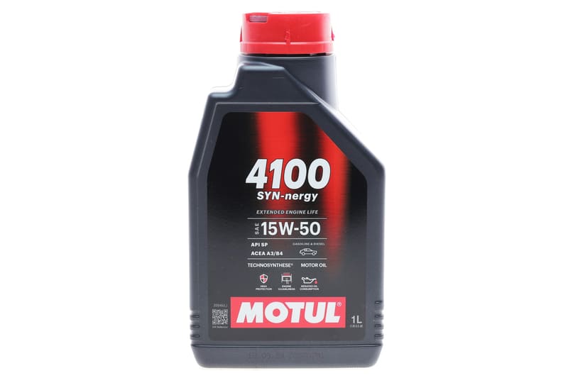 Олива 15W50 4100 Syn-nergy (1L) (API SP) (ACEA A3/B4) (113161) MOTUL