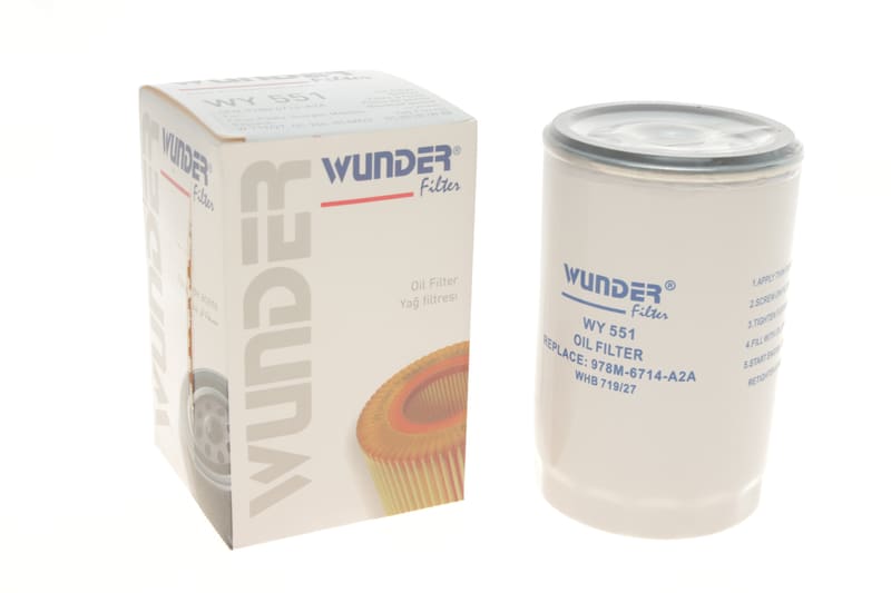 Фильтр масляный Ford Fiesta 1.4i 01-08 WUNDER FILTER