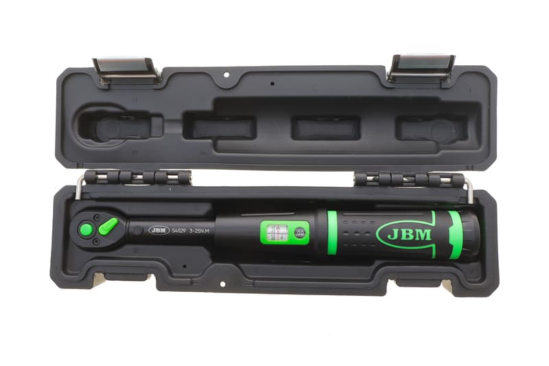 Ключ динамометричний 1/4" 3-25 Hm 72 зубца 280 м JBM