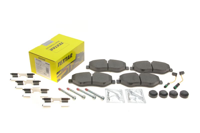 Колодки тормозные (передние) MB Sprinter (906) /Vito (W639) (Brembo) Q+ (с датчиками) TEXTAR