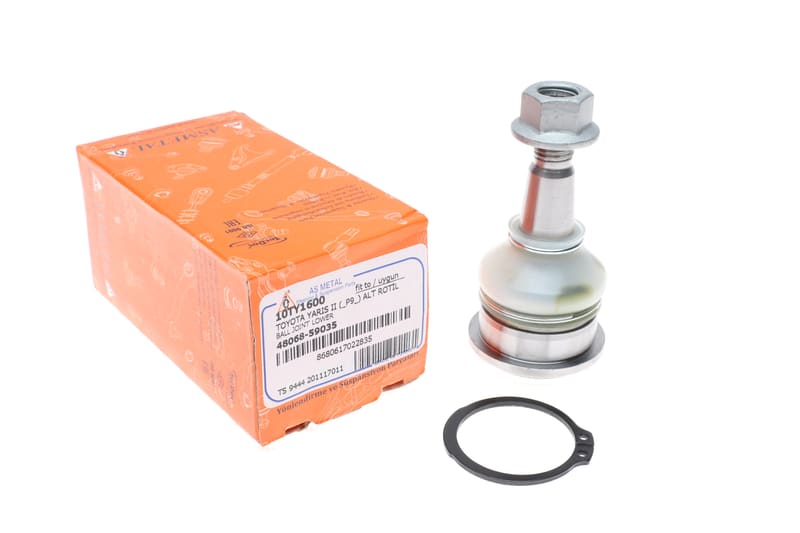 Опора шаровая (передняя/снизу) Citroen C1/Peugeot 107/108 05-/Toyota Yaris 99-12/Verso S 10- ASMETAL