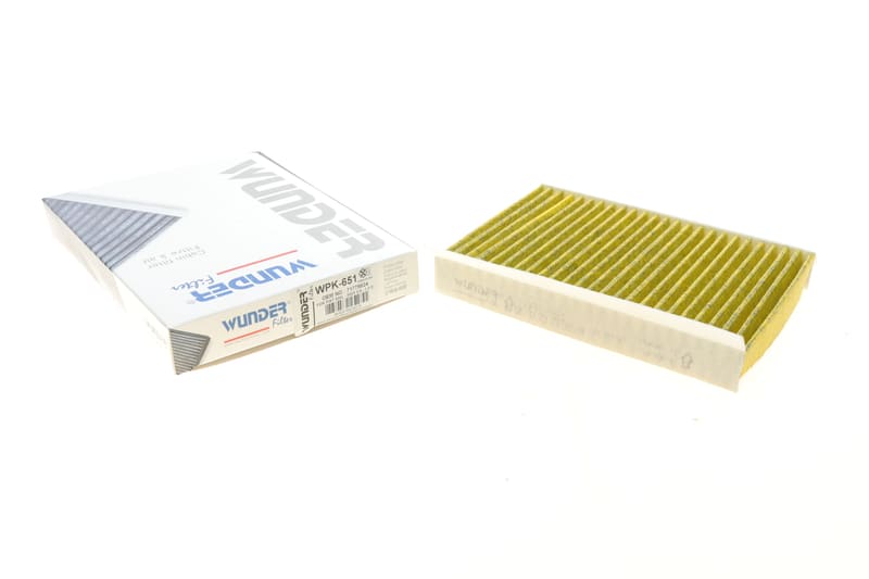 Фільтр салону Fiat 500L/500X 12-/Jeep Compass/Renegade 17- (вугільний) WUNDER FILTER
