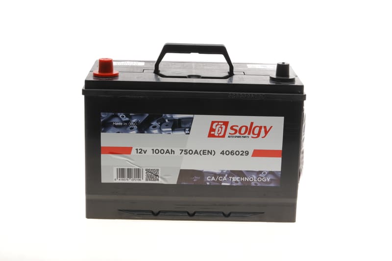 Акумуляторна батарея 100Ah/750A (303x175x227/+L/B01) (Азія) SOLGY