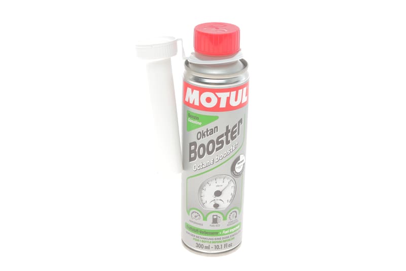 Присадка для увеличения октанового числа бензина на 2 единицы Octane Booster (300ml) 110675/107811 MOTUL