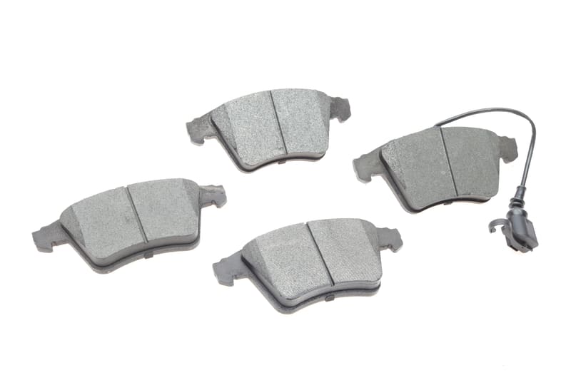 Колодки гальмівні (передні) VW T5 03- (18mm/17.6mm)/(з датчиками) SOLGY