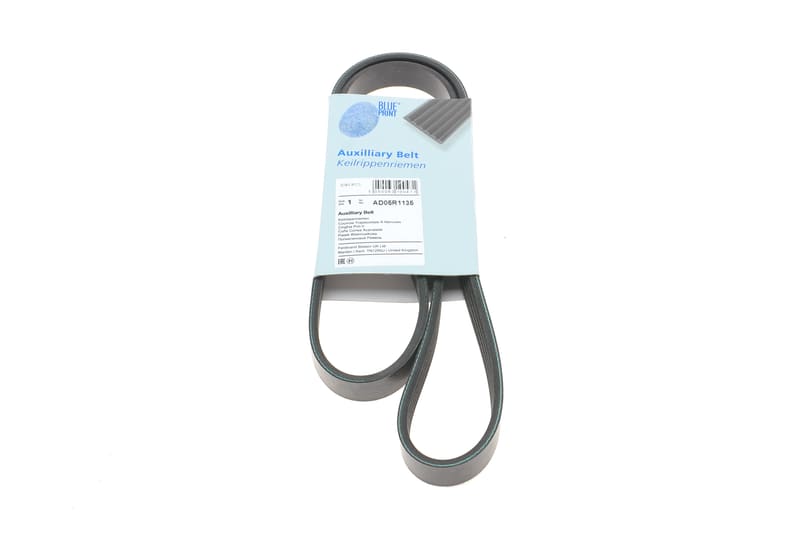 Ремінь генератора Renault Kangoo/ Modus 1.4-1.6 04-/ Toyota Avensis/ Corolla 2.0 99-03 (5PK1135) BLUE PRINT