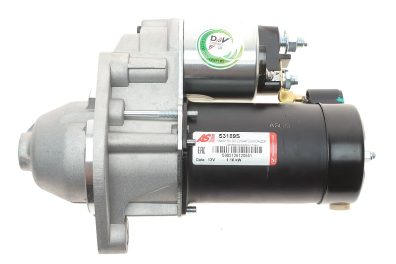 Стартер VW Passat 1.6-2.0 96-05 (12V/1.1 kw) (z=9) AS