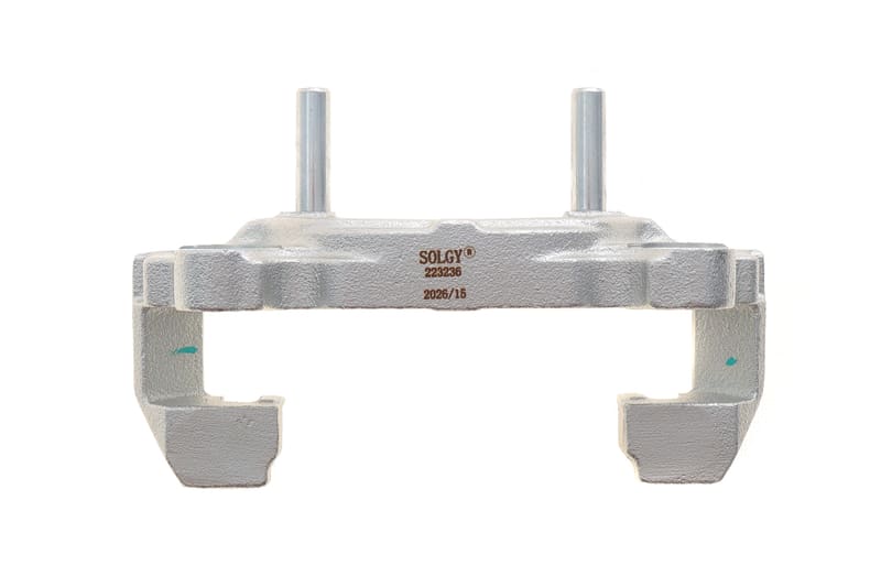 Скоба супорта (переднього) VW Golf V-VI/Passat B6/B7 03-16 (низ./з різьбою) SOLGY
