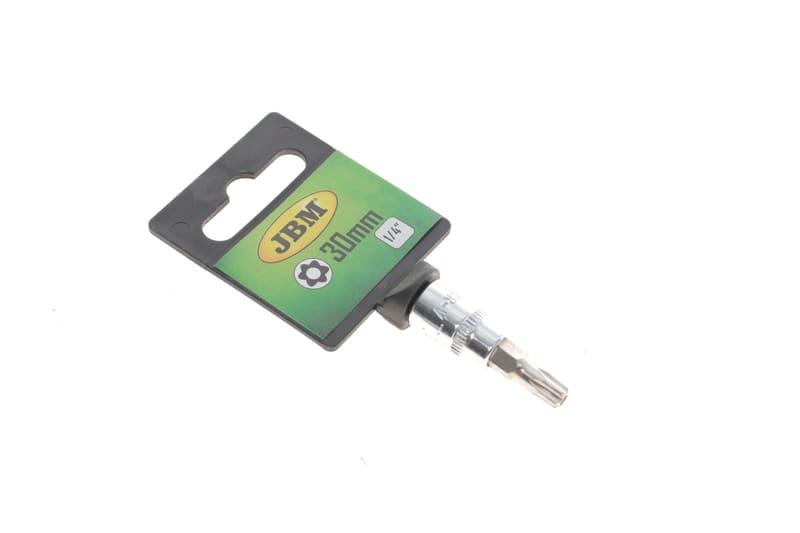 Головка 1/4" с хромированной вставкой Torx TR30 JBM