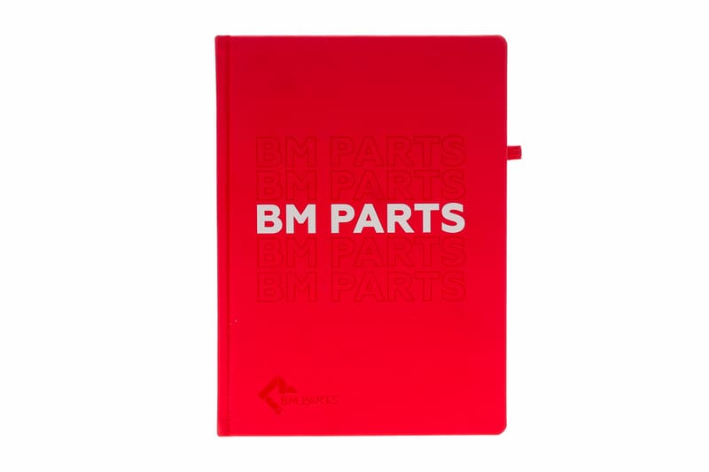 Блокнот BM Parts червоний BM group