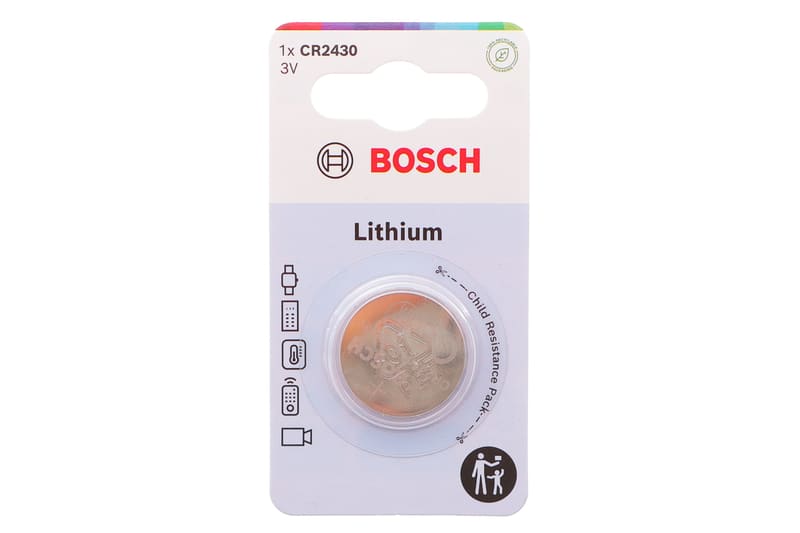 Батарейка Bosch Lithium CR2430 (3V/290 mAh) CR2430B1/00 1 шт. BOSCH