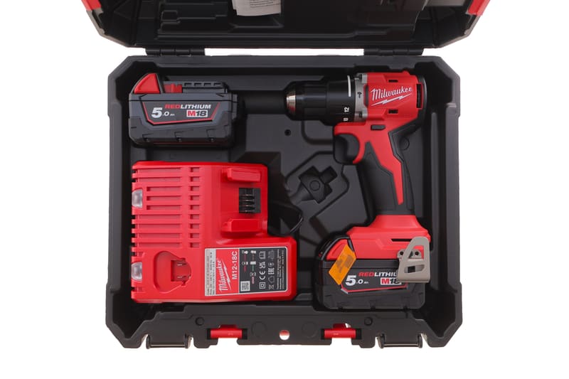 Дриль-шуруповерт акумуляторний M18 BLPDRC-502C (60.5 Nm/18V) 0–1700 об/хв MILWAUKEE