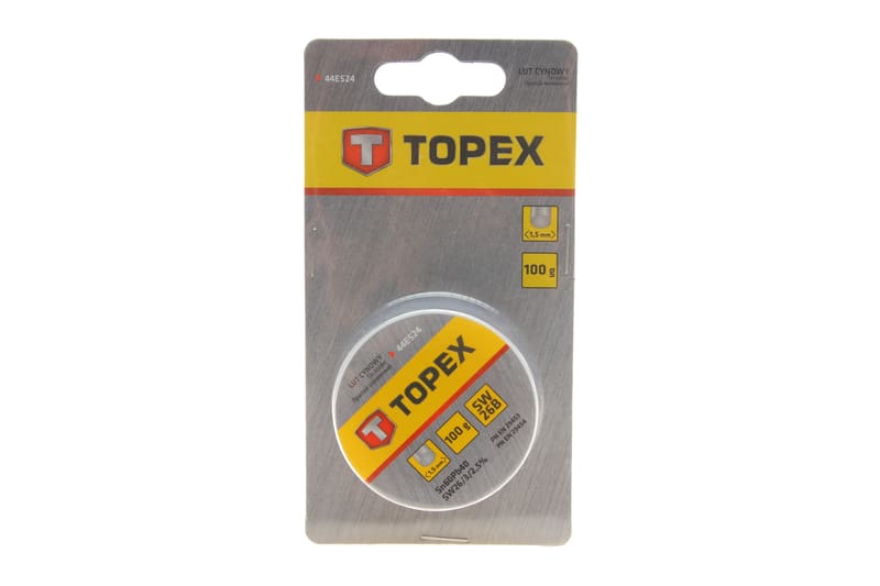 Припій олов'яний (d=1.5mm) (100g) TOPEX