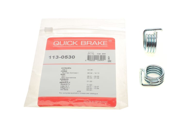 Пружини супорта (заднього) Citroen C5/Renault Laguna II/Ford Tourneo Connect I 01- (к-кт) QUICK BRAKE