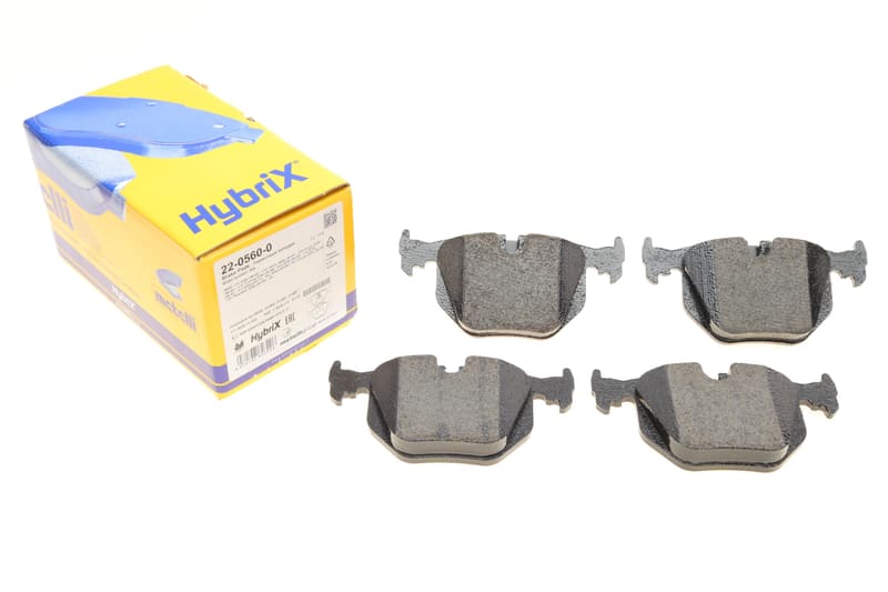 Колодки тормозные (задние) BMW 3 (E46)/5 (E39) 98-07/7 (E38) 94-01/X3 (E83) 04-11/X5 (E53) 00-06 METELLI