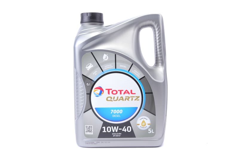 Олива 10W40 Quartz 7000 Diesel (5L) (MB229.1/VW505.00) (201524) TOTAL