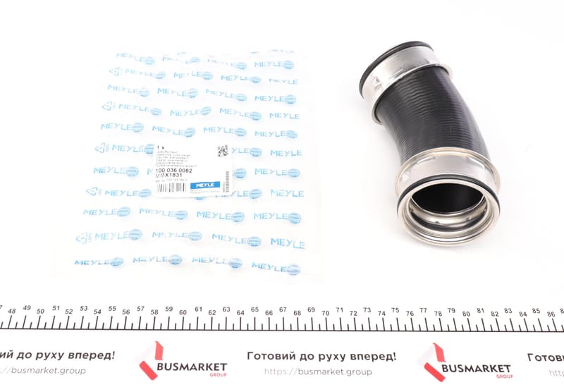 Патрубок інтеркулера (нижній) (L) VW T5 1.9D/2.5D 03-09 MEYLE