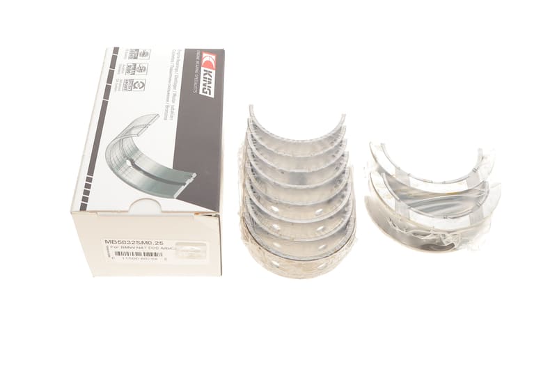 Вкладыши коренные BMW 1/2/3/4/5/X1/X3/X5 1.6/2.0d (N47) (+0.25) KING