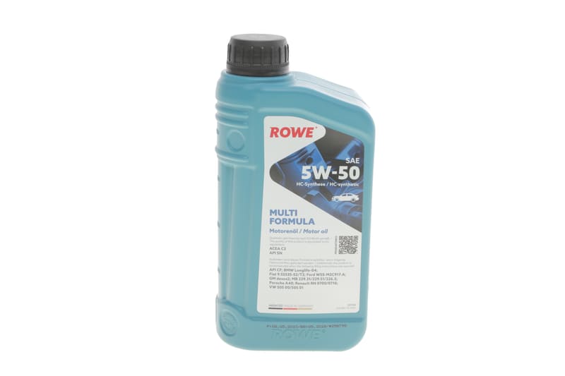 Масло 5W50 HIGHTEC MULTI FORMULA (1L) (VW 502 00/505 00/505 01/MB 229.31/229.51/226.5) (ACEA C3) ROWE