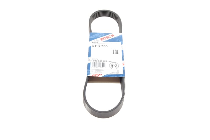 Ремінь генератора Citroen Berlingo/Fiat Ducato/Peugeot Boxer/Expert 1.9 D/TD 96-03 (6PK730) BOSCH