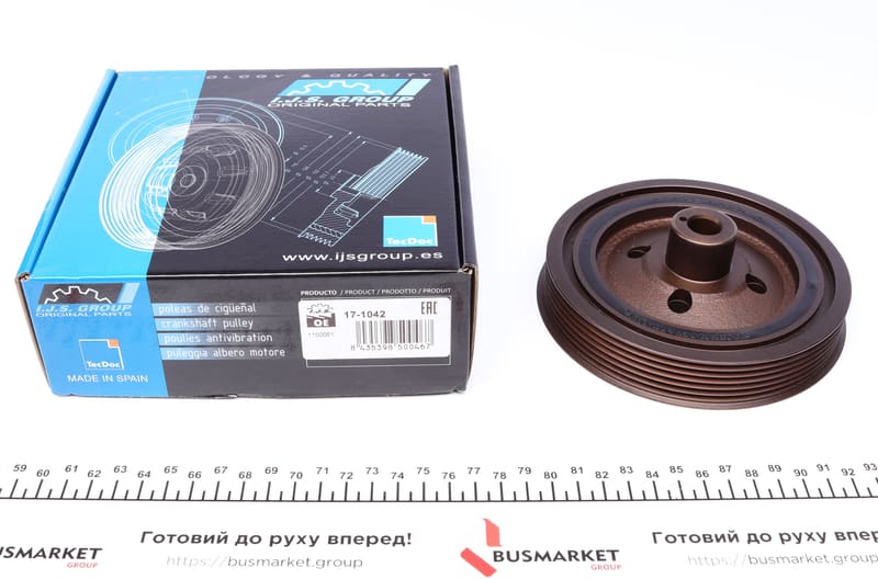Шкив коленвала Ford Connect 1.8D 02- (6PK) IJS GROUP