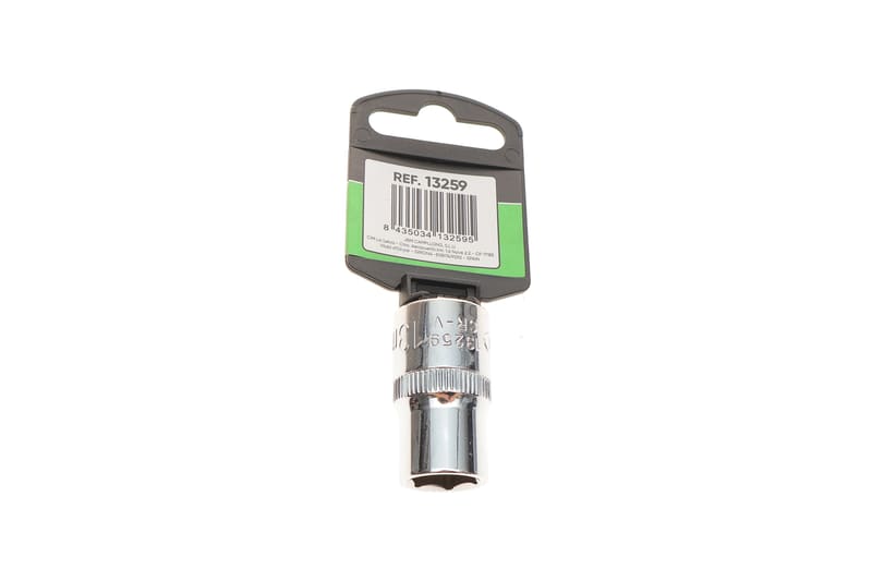Головка торцева 1/4" 13 мм (хромована) (0.05 кг) JBM