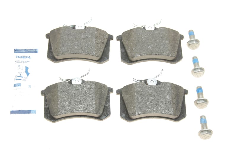 Колодки гальмівні (задні) Audi/Seat/Skoda Fabia/Octavia/VW Caddy/Passat 96-/Citroen/Peugeot 00- ICER