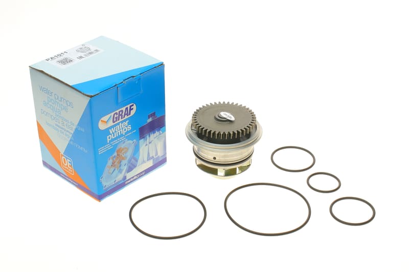 Помпа води VW LT 28-35/28-46 2.8TDI 116kw 01-06 (B/B) (5 лоп) (прямий зуб) GRAF