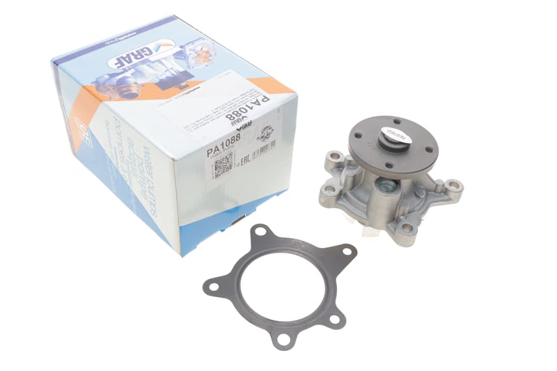 Помпа води Hyundai Accent/i20/i30/Kia Cee'd/Carens/Cerato/Soul 1.4/1.6/1.6CVVT 07- (R/B) (6 лоп) GRAF