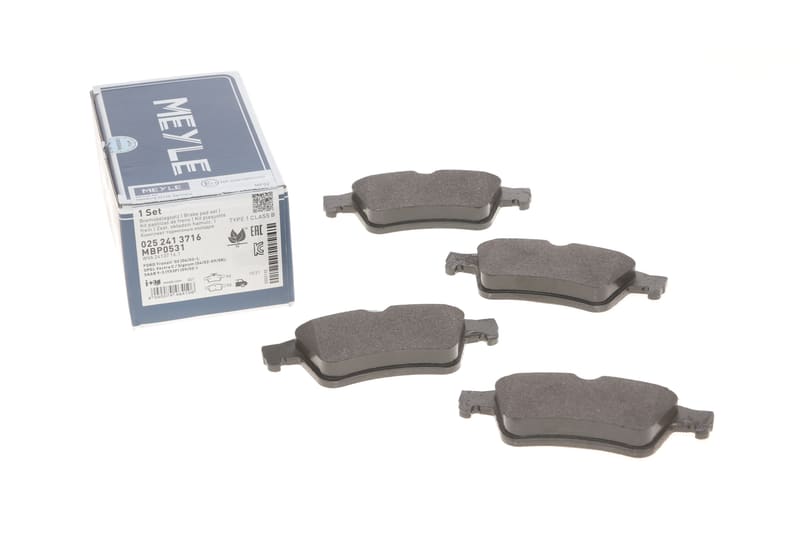 Колодки тормозные (задние) Ford Connect 02-  MEYLE