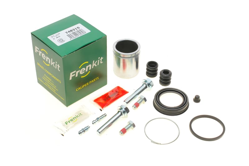 Ремкомплект супорта (переднього) Dacia Logan 05- (d=48mm)(Girling)(+1 поршень/направляюча) SuperKit FRENKIT