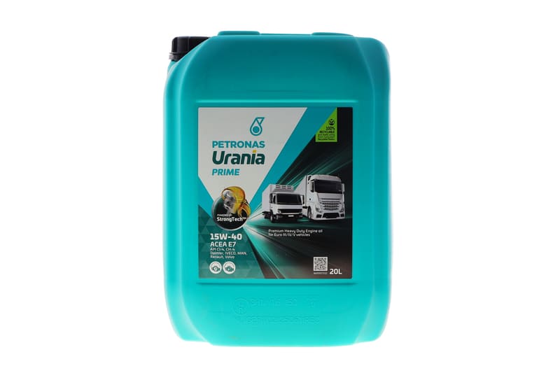 Масло 15W40 URANIA PRIME (20L) (ACEA E7/API CI-4/CH-4/SL/SJ) (MB 228.3/MAN M3275/Volvo VDS-3) PETRONAS