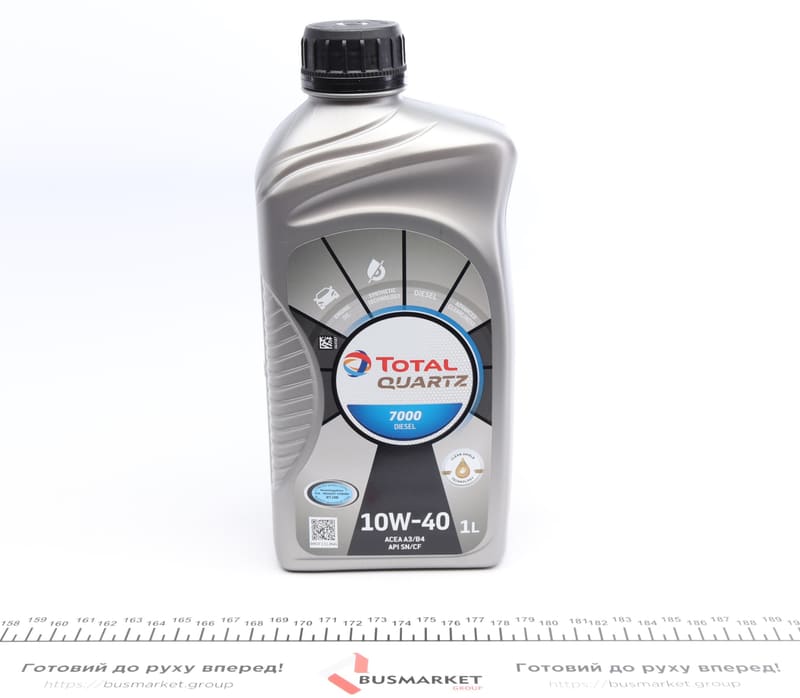 Олива 10W40 Quartz 7000 Diesel (1л) (MB229.1/VW505.00) TOTAL